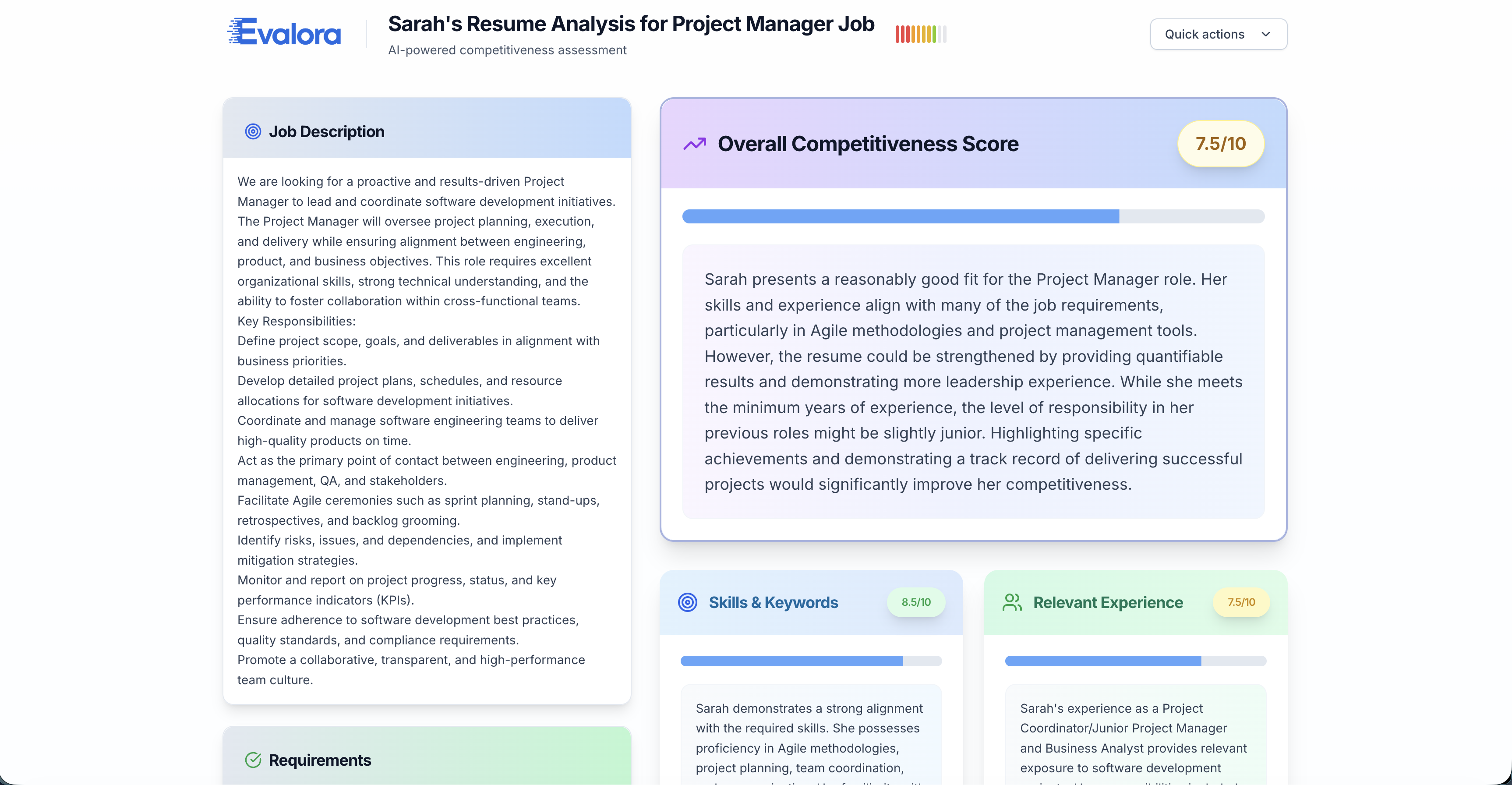 Application Analytics Screenshot